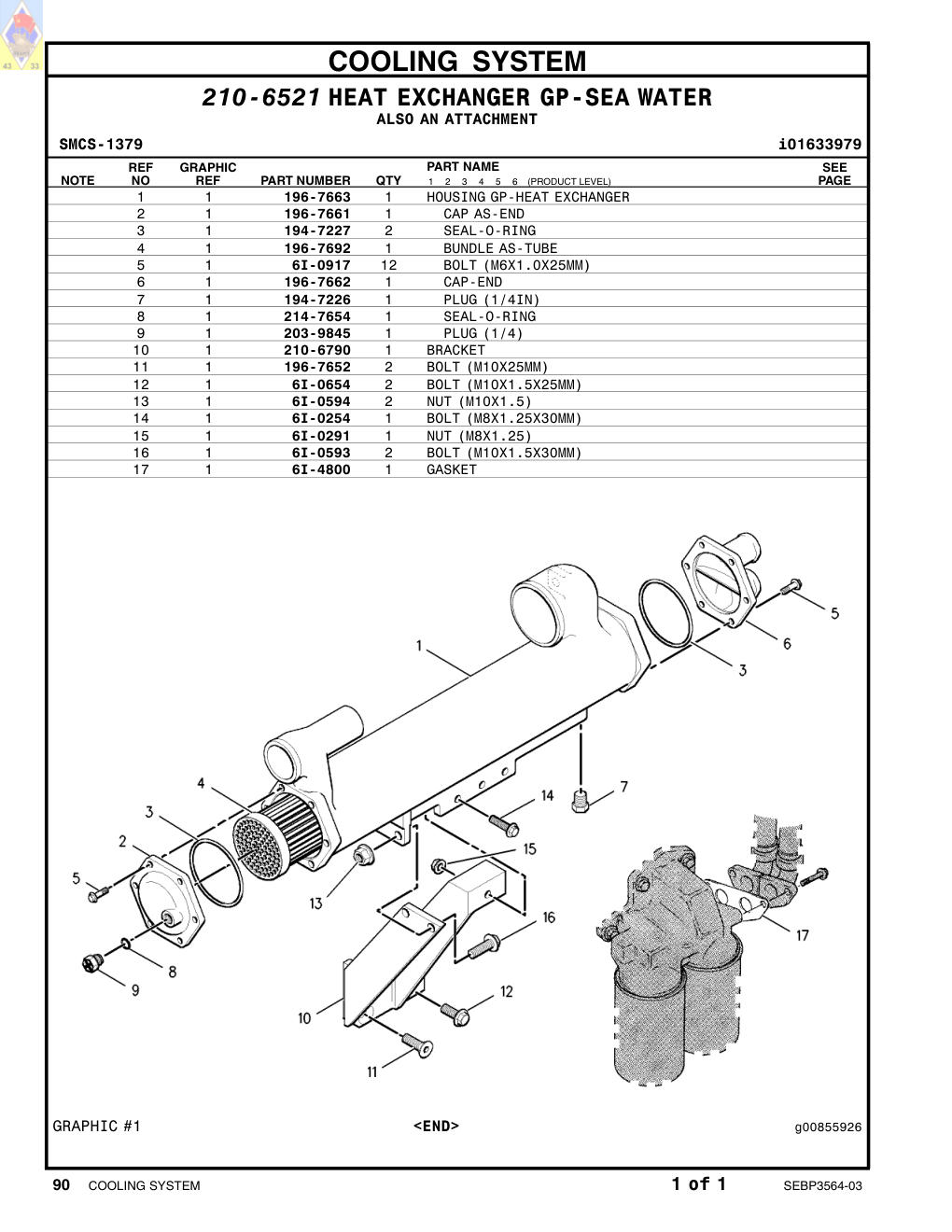 214-7654 SEAL-O-RING CAT parts manual diagram