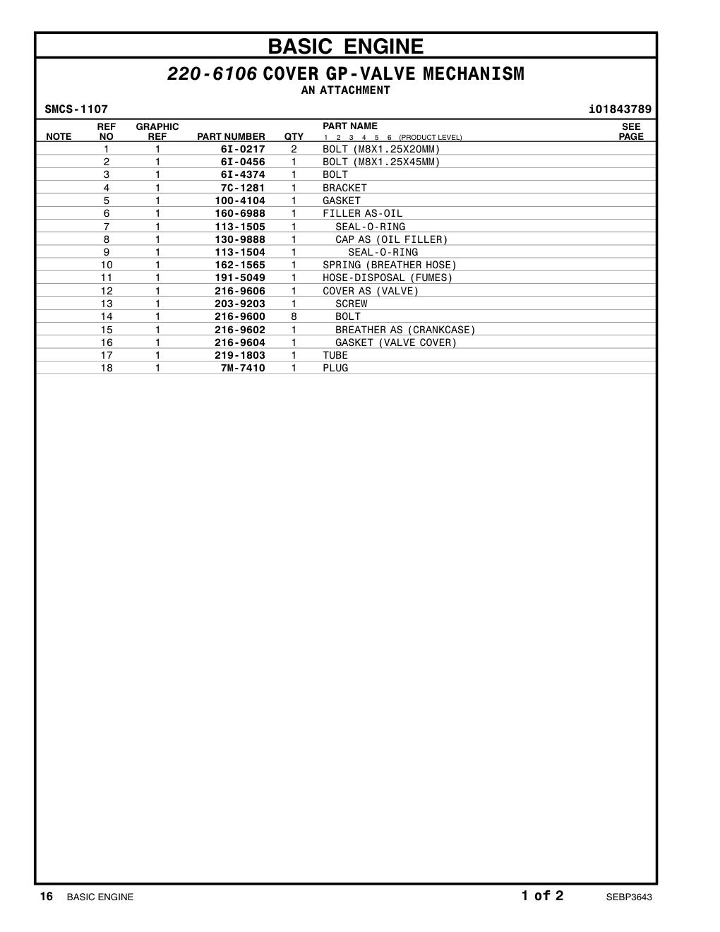 160-6988 FILLER AS-OIL CAT parts manual diagram