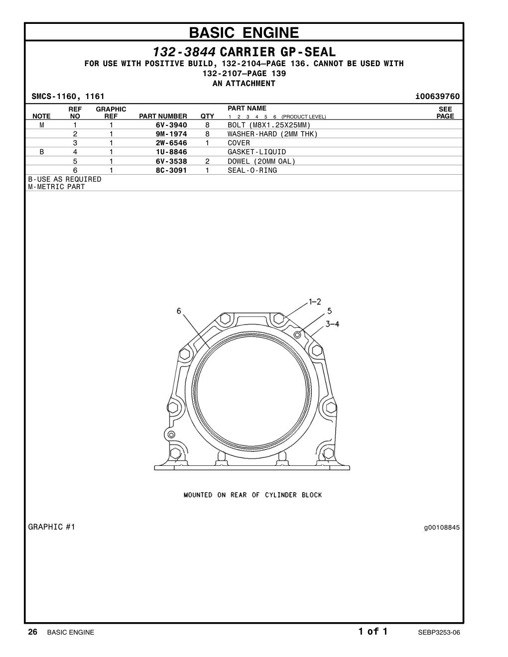 8C-3091 SEAL CAT parts manual diagram