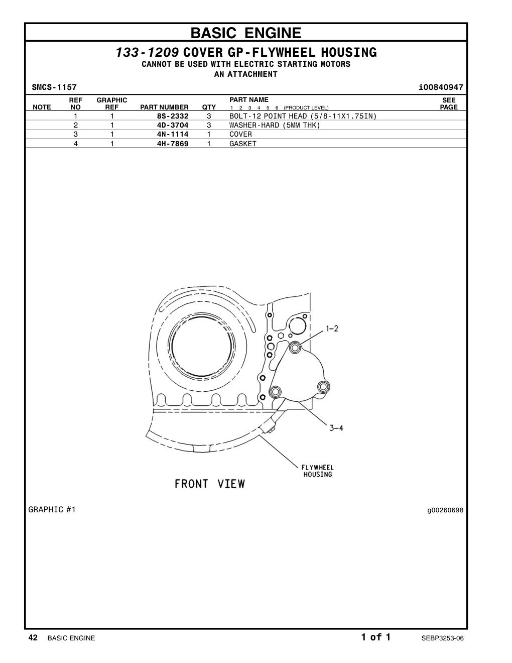 8S-2332 BOLT-12 POINT HEAD (5/8-11X1.75-IN) CAT parts manual diagram