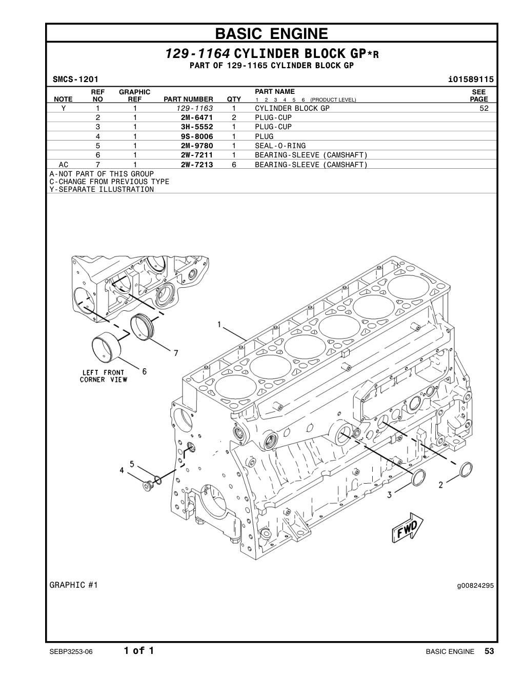 3H-5552 PLUG CAT parts manual diagram