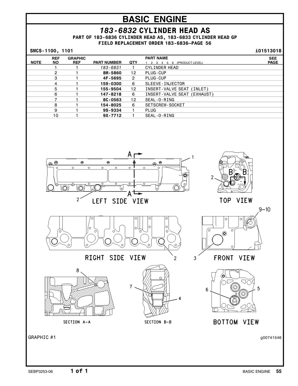 8M-5860 PLUG-CUP CAT parts manual diagram