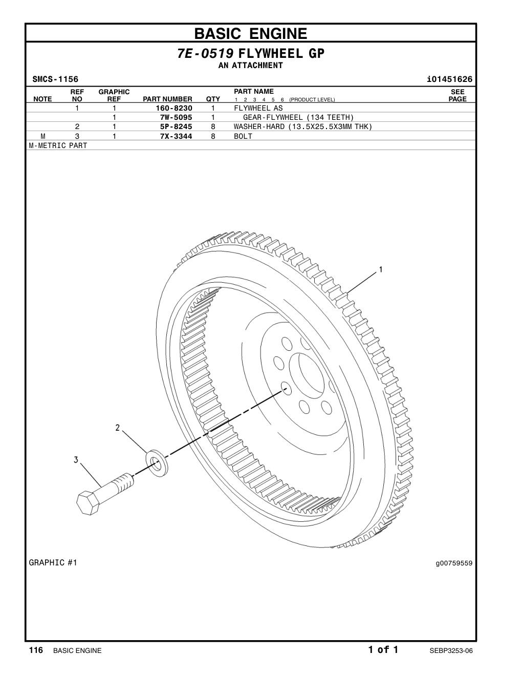 7X-3344 7X-3344 CAT parts manual diagram