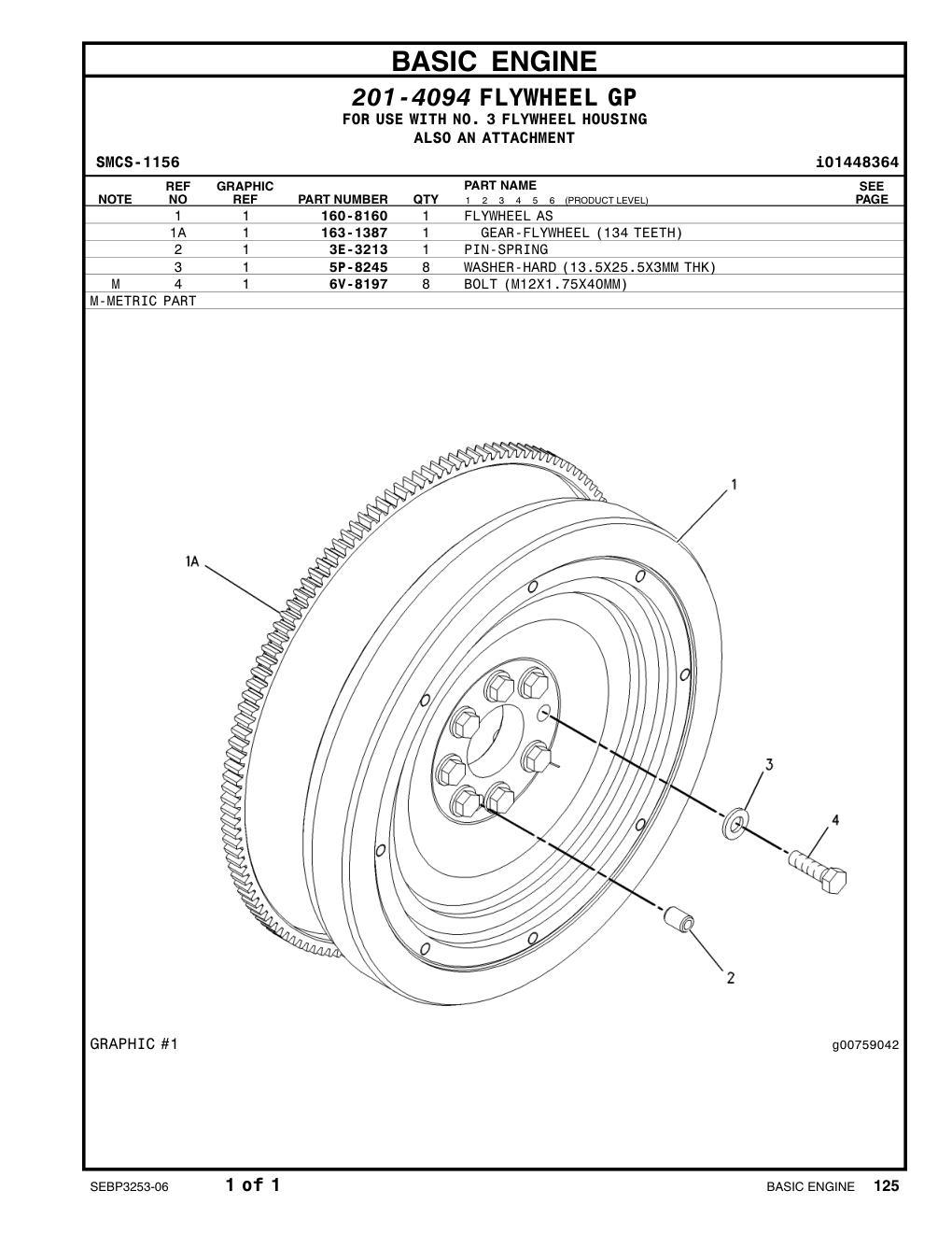 3E-3213 PIN CAT parts manual diagram