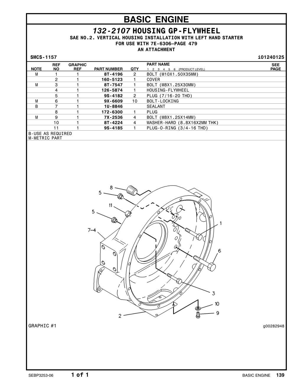 9X-6609 9X-6609 CAT parts manual diagram
