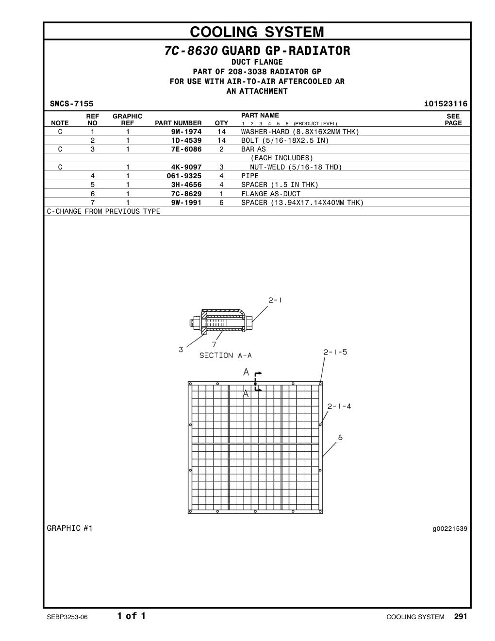 9W-1991 SPACER (10.7X17.1X40-MM THK) CAT parts manual diagram