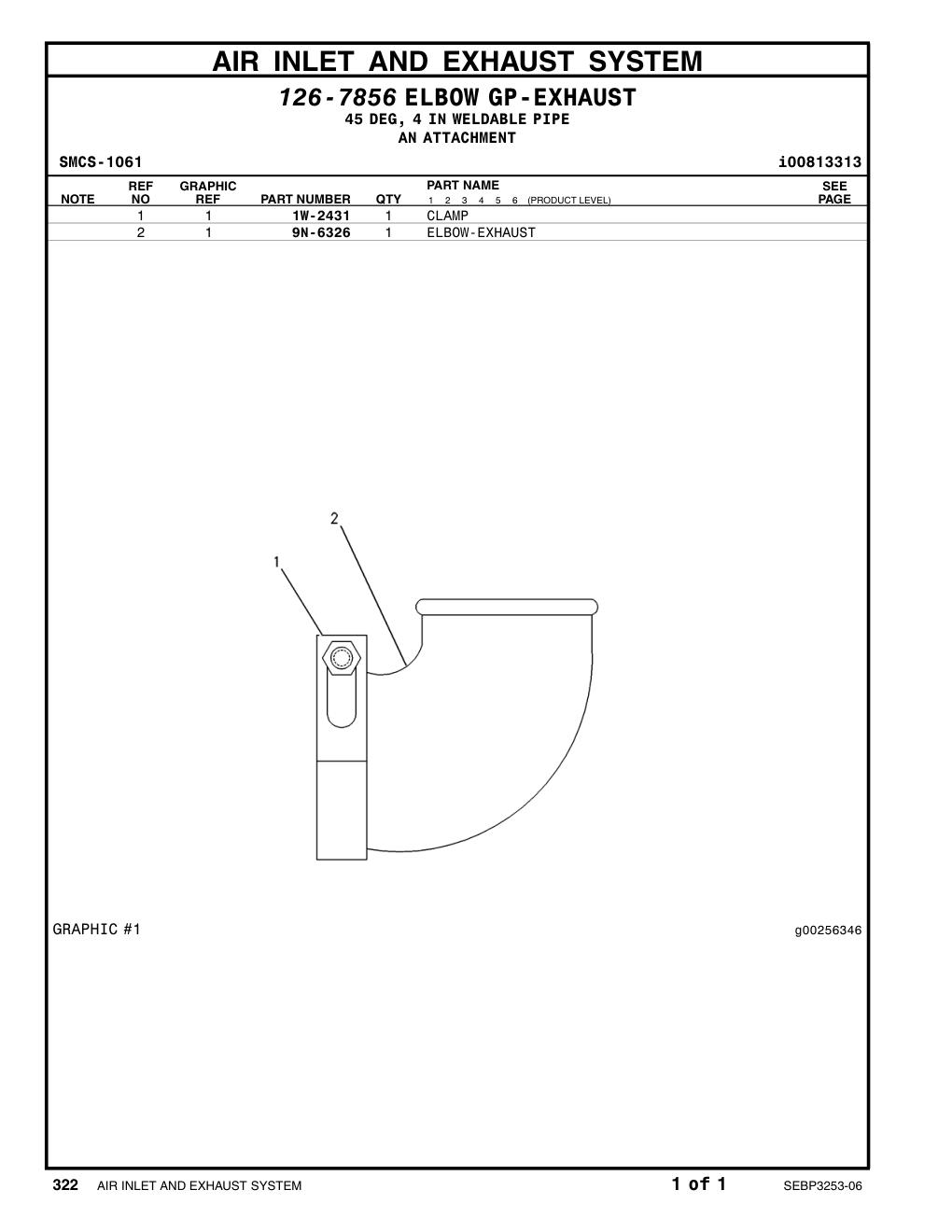 9N-6326 9N-6326 CAT parts manual diagram