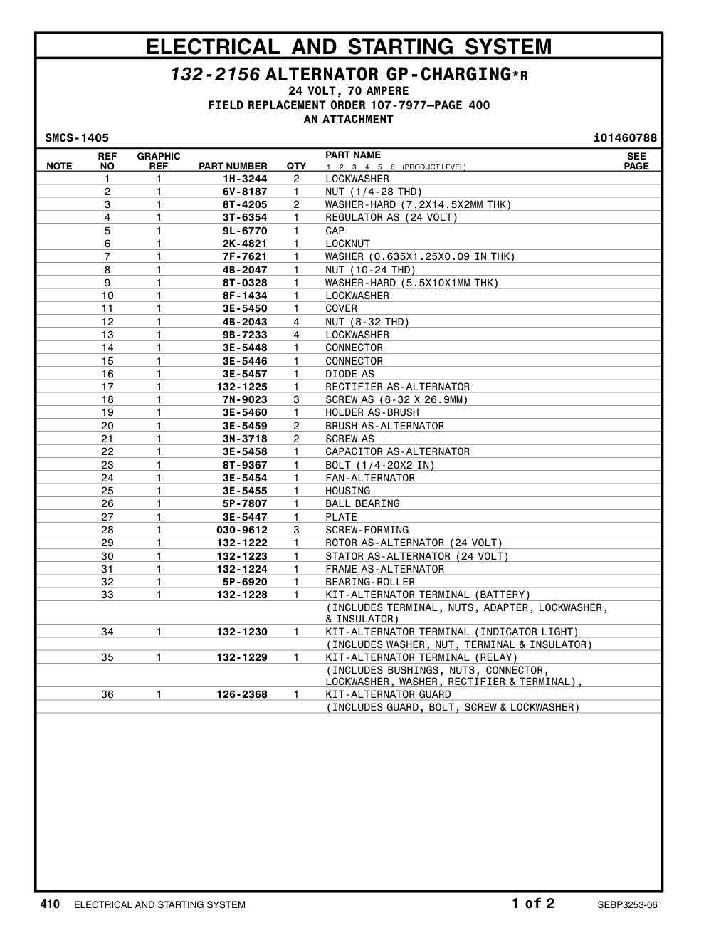 9L-6770 CAP-DUST CAT parts manual diagram