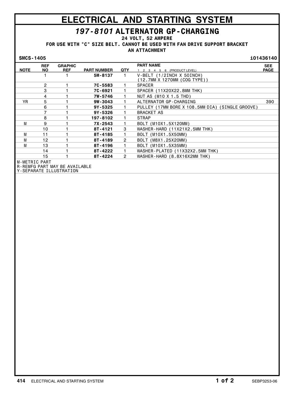 9Y-5326 9Y-5326 CAT parts manual diagram