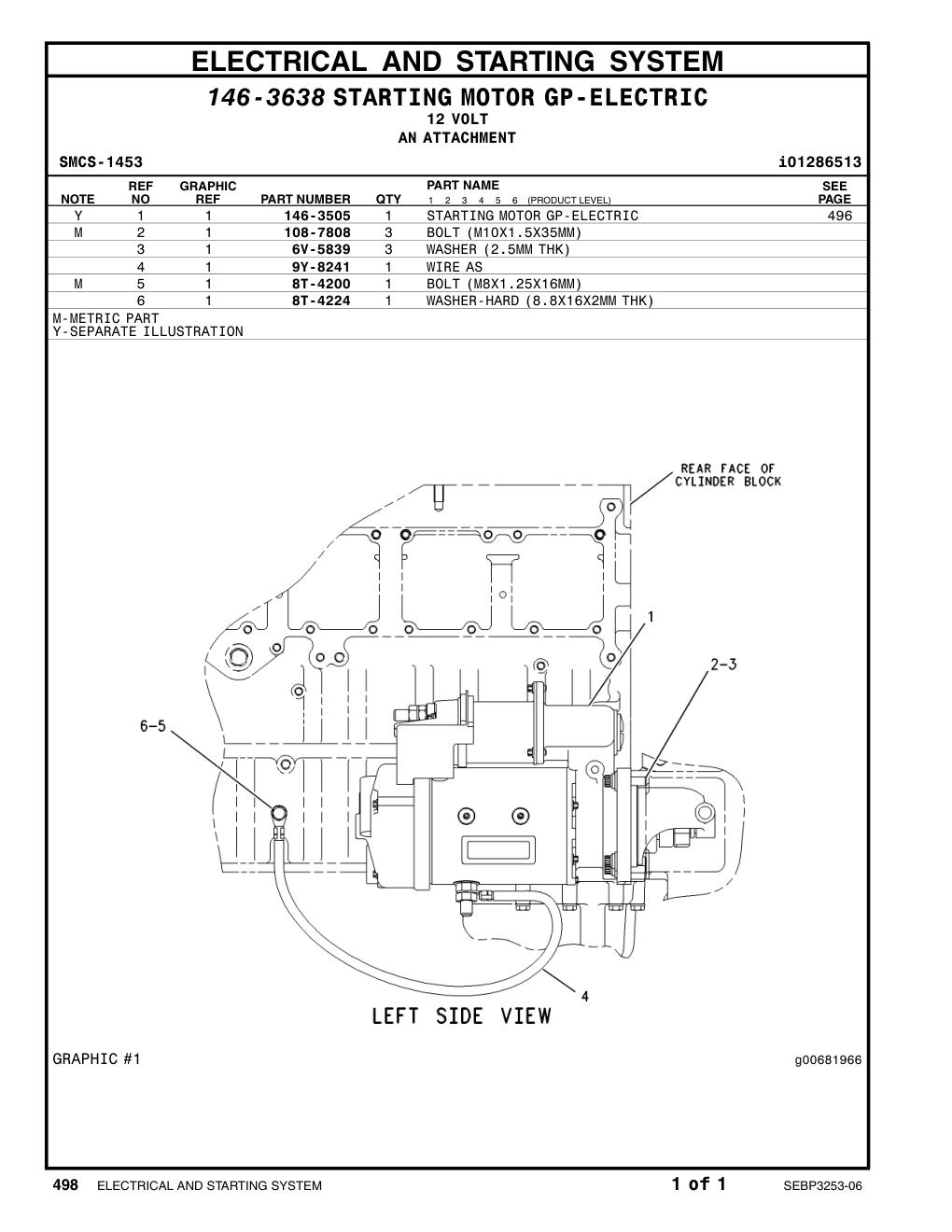 9Y-8241 WIREAS CAT parts manual diagram