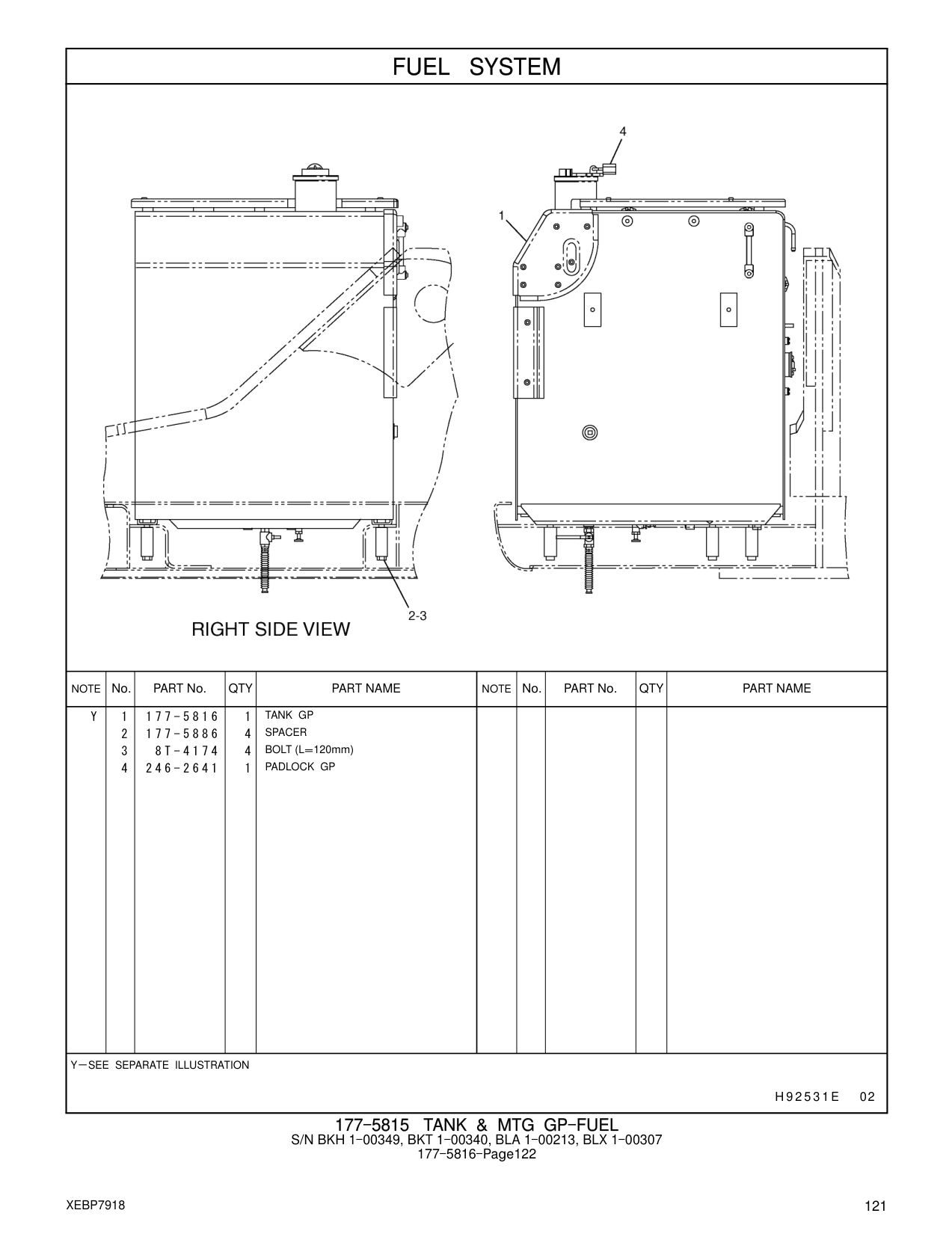 177-5816 TANK GP CAT parts manual diagram