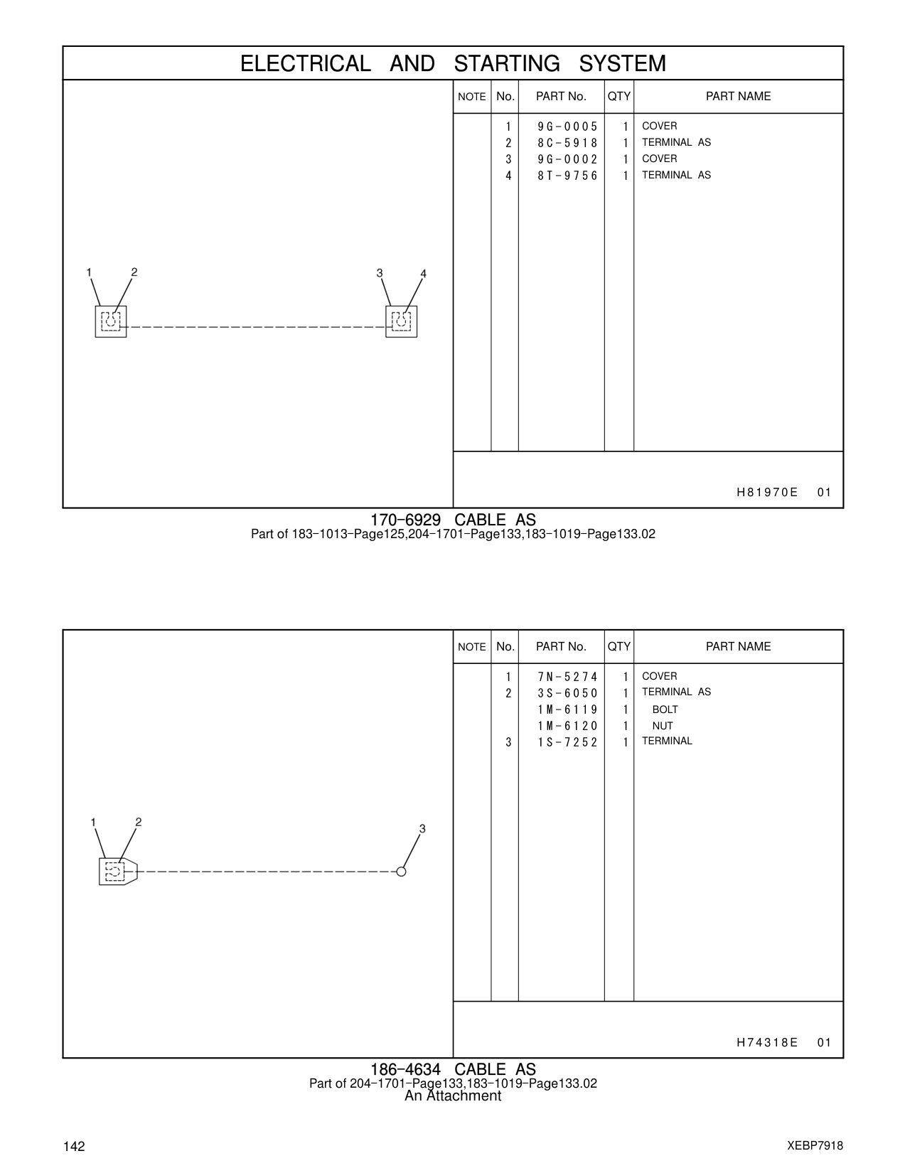 8T-9756 TERMINAL AS CAT parts manual diagram