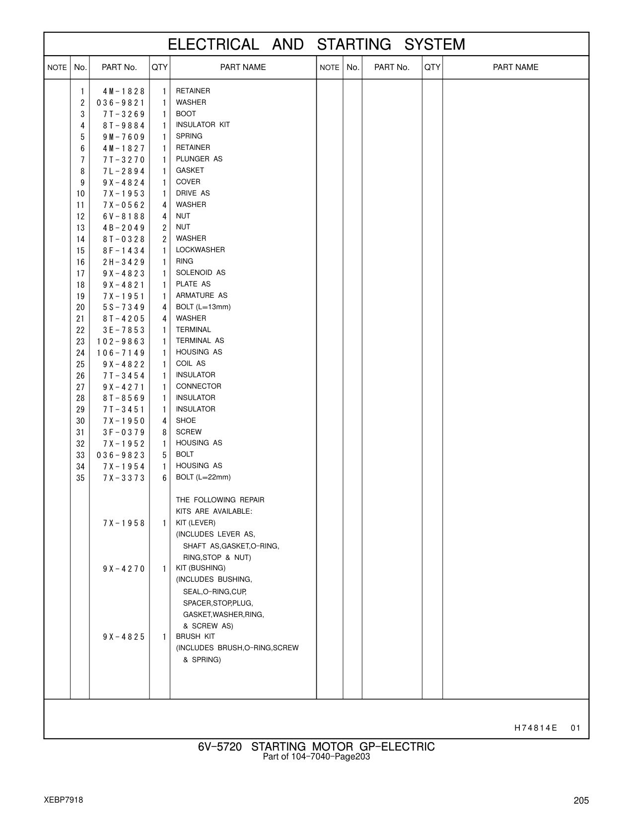 8T-8569 INSULATOR CAT parts manual diagram