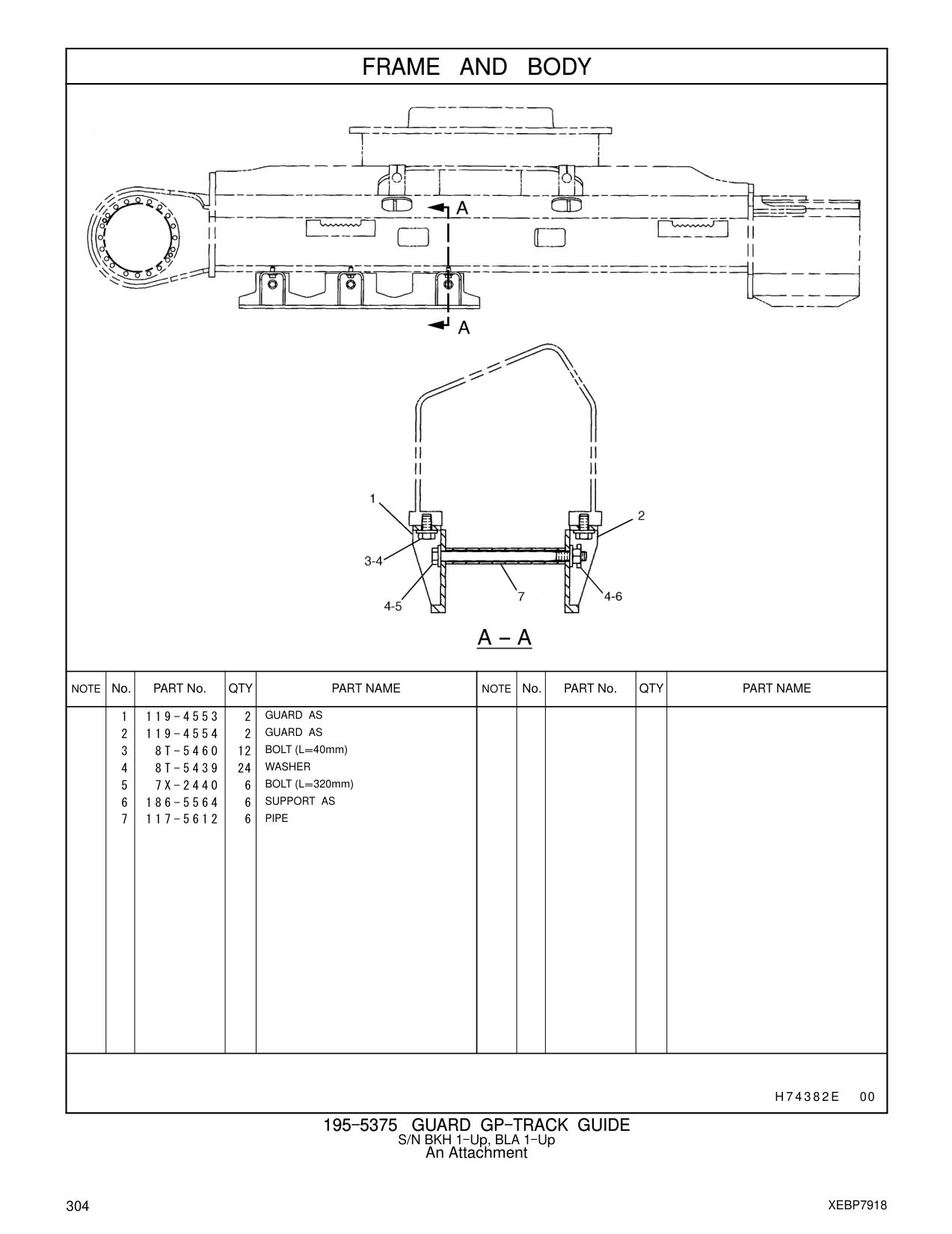 8T-5460 BOLT (L=40mm) CAT parts manual diagram