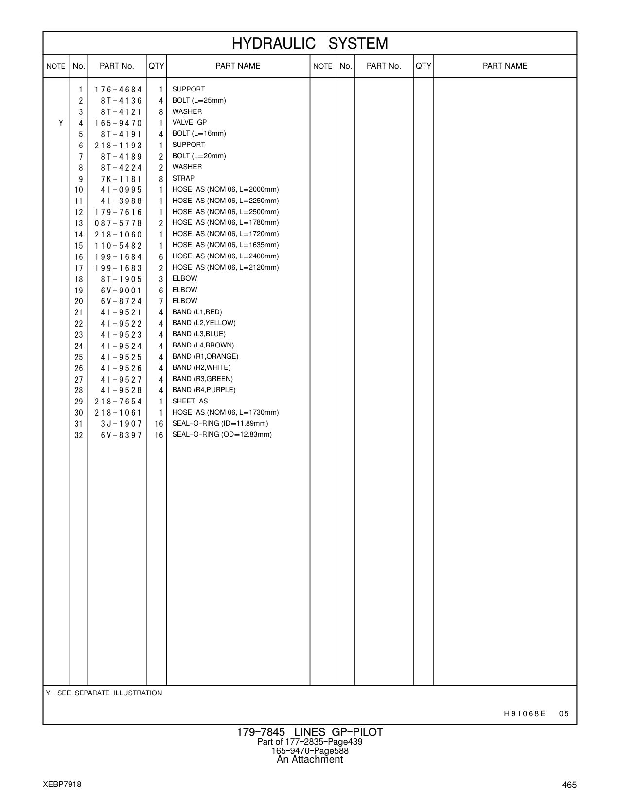 165-9470 VALVE GP CAT parts manual diagram