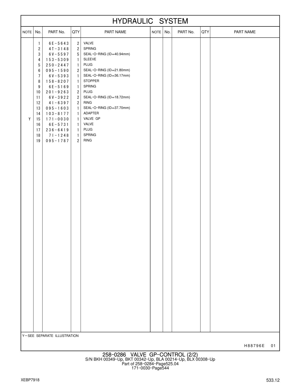 250-2447 PLUG CAT parts manual diagram