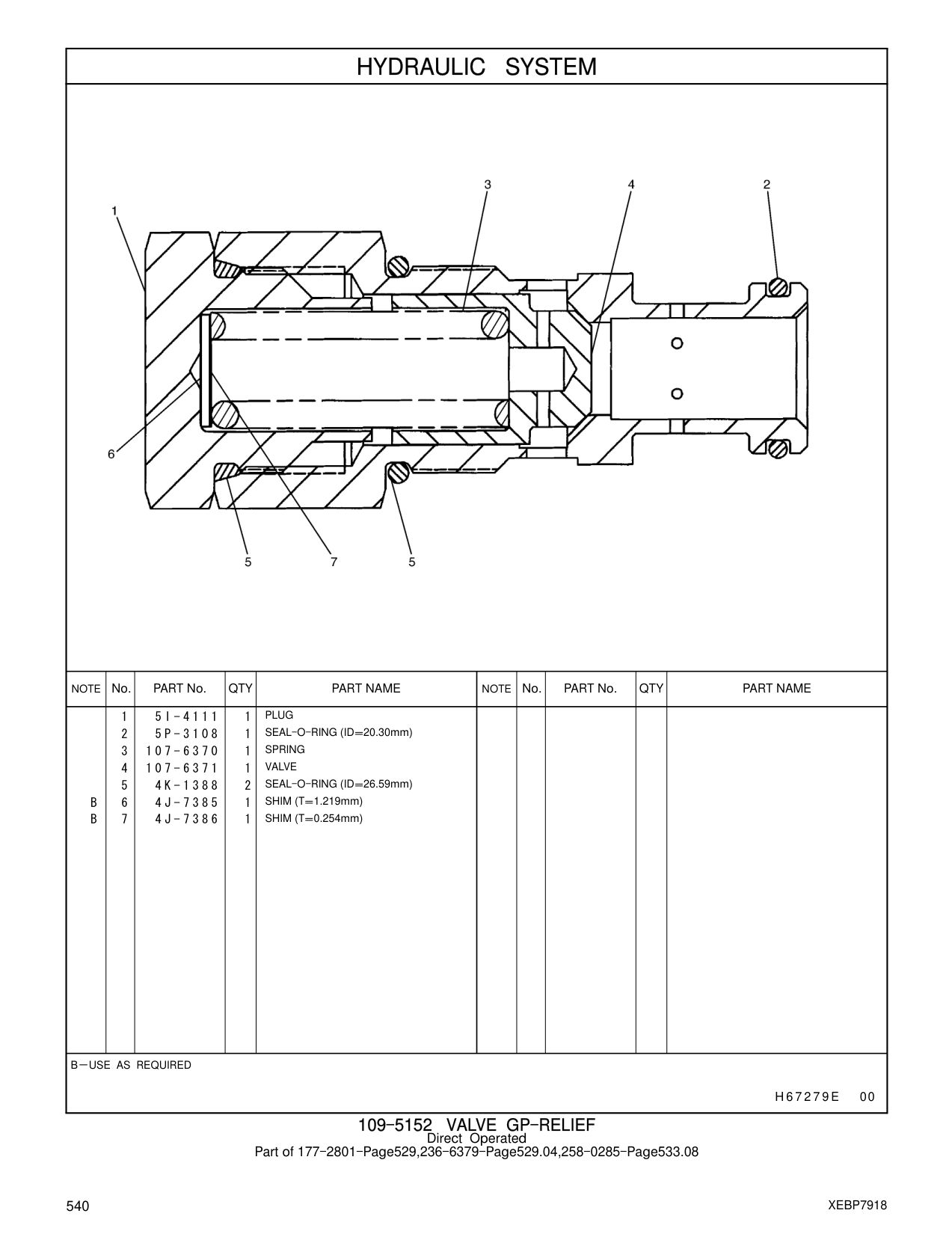 5I-4111 PLUG CAT parts manual diagram