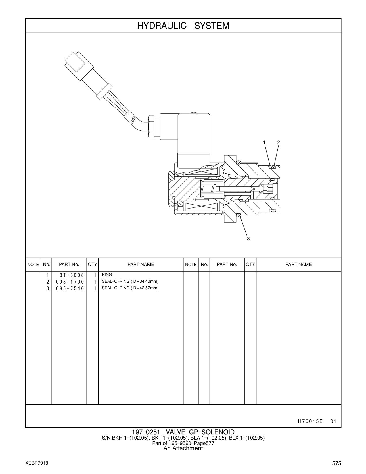095-1700 SEAL-O-RING (ID=34.40mm) CAT parts manual diagram
