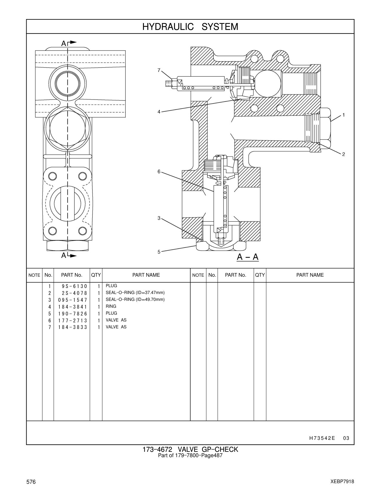 177-2713 VALVE AS CAT parts manual diagram