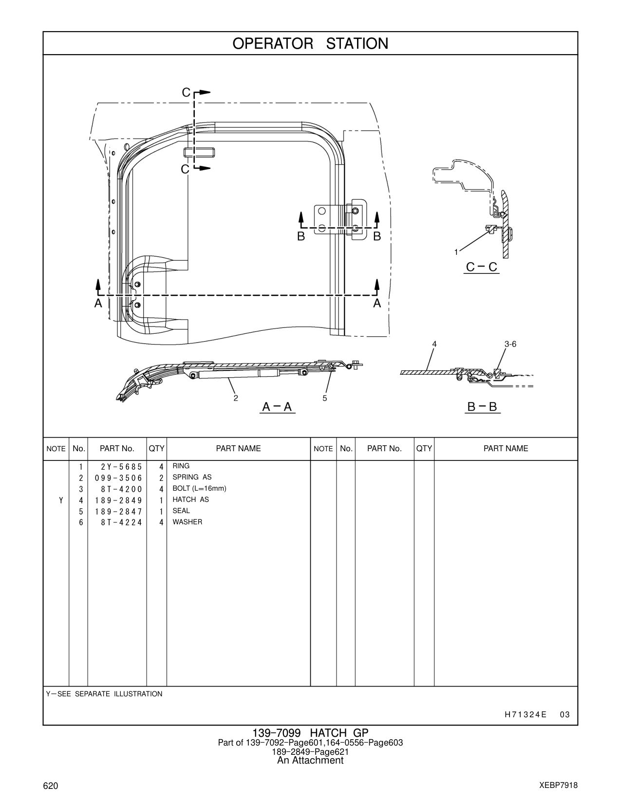 099-3506 SPRING AS CAT parts manual diagram