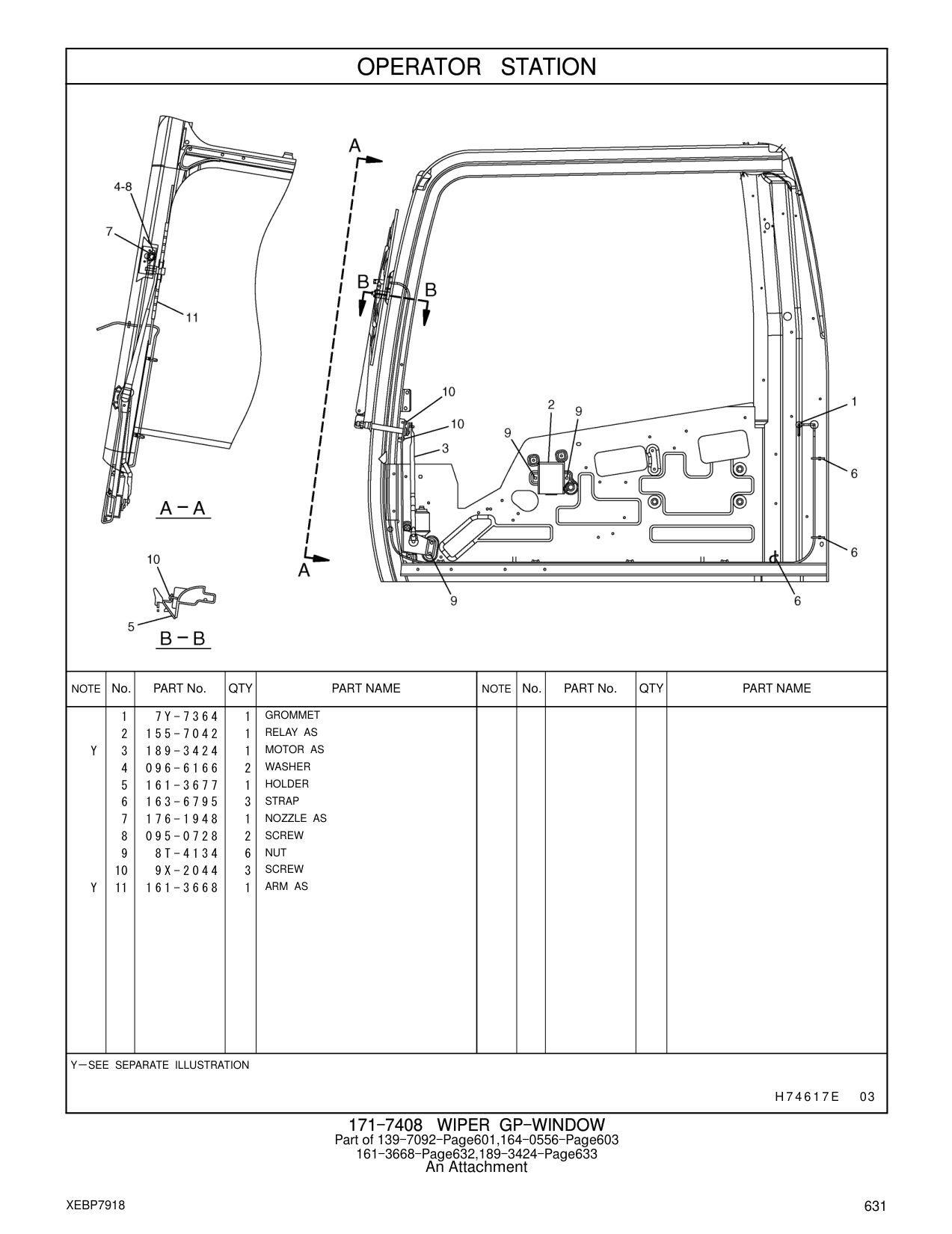 155-7042 RELAY AS CAT parts manual diagram