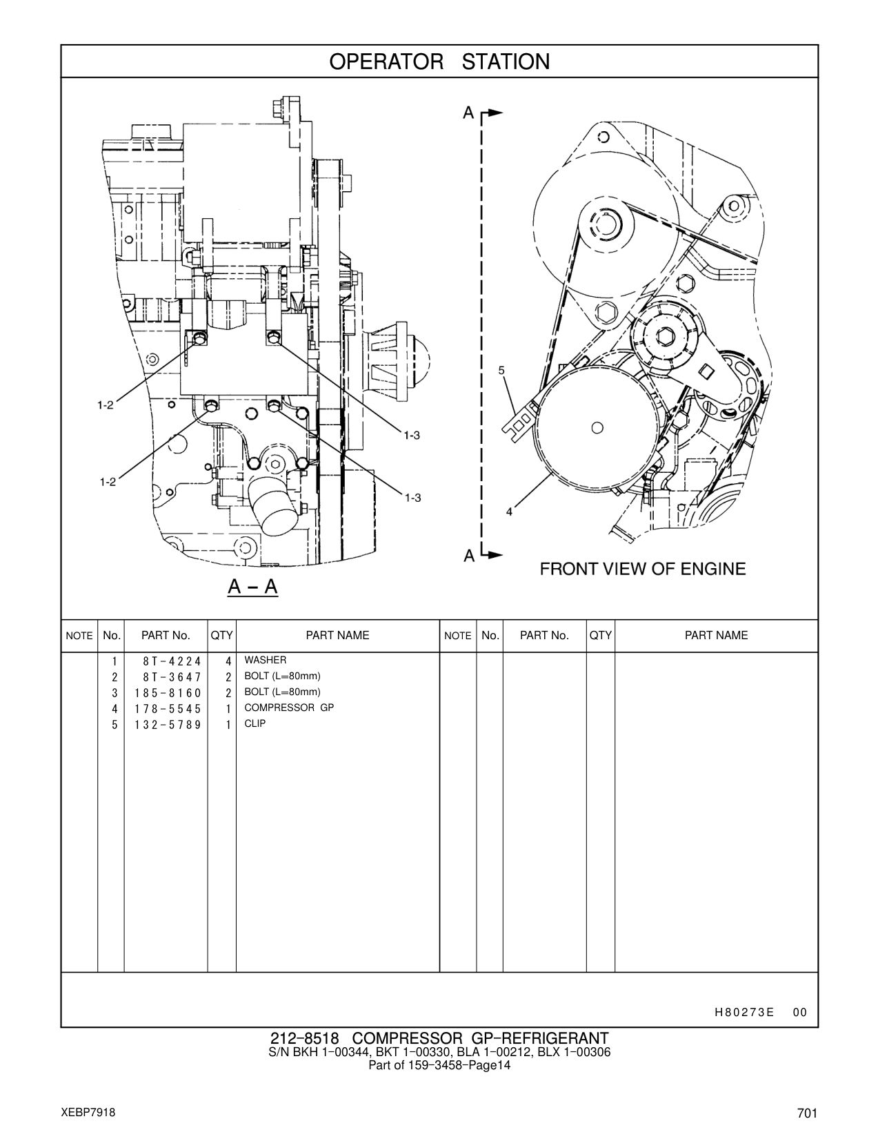 178-5545 COMPRESSOR GP CAT parts manual diagram