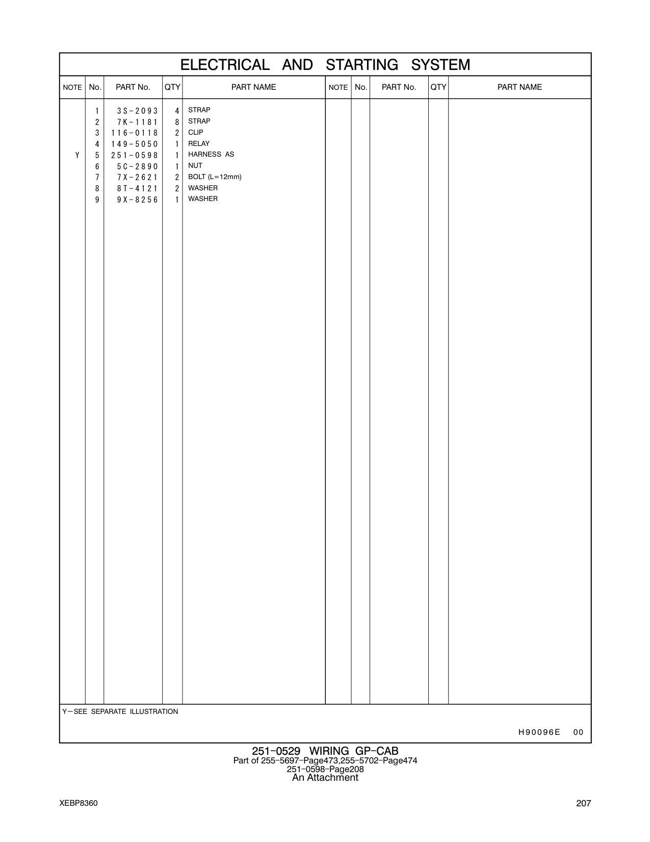 149-5050 RELAY CAT parts manual diagram