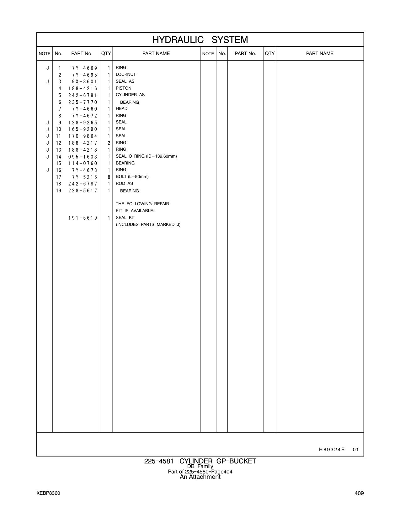 242-6787 ROD AS CAT parts manual diagram