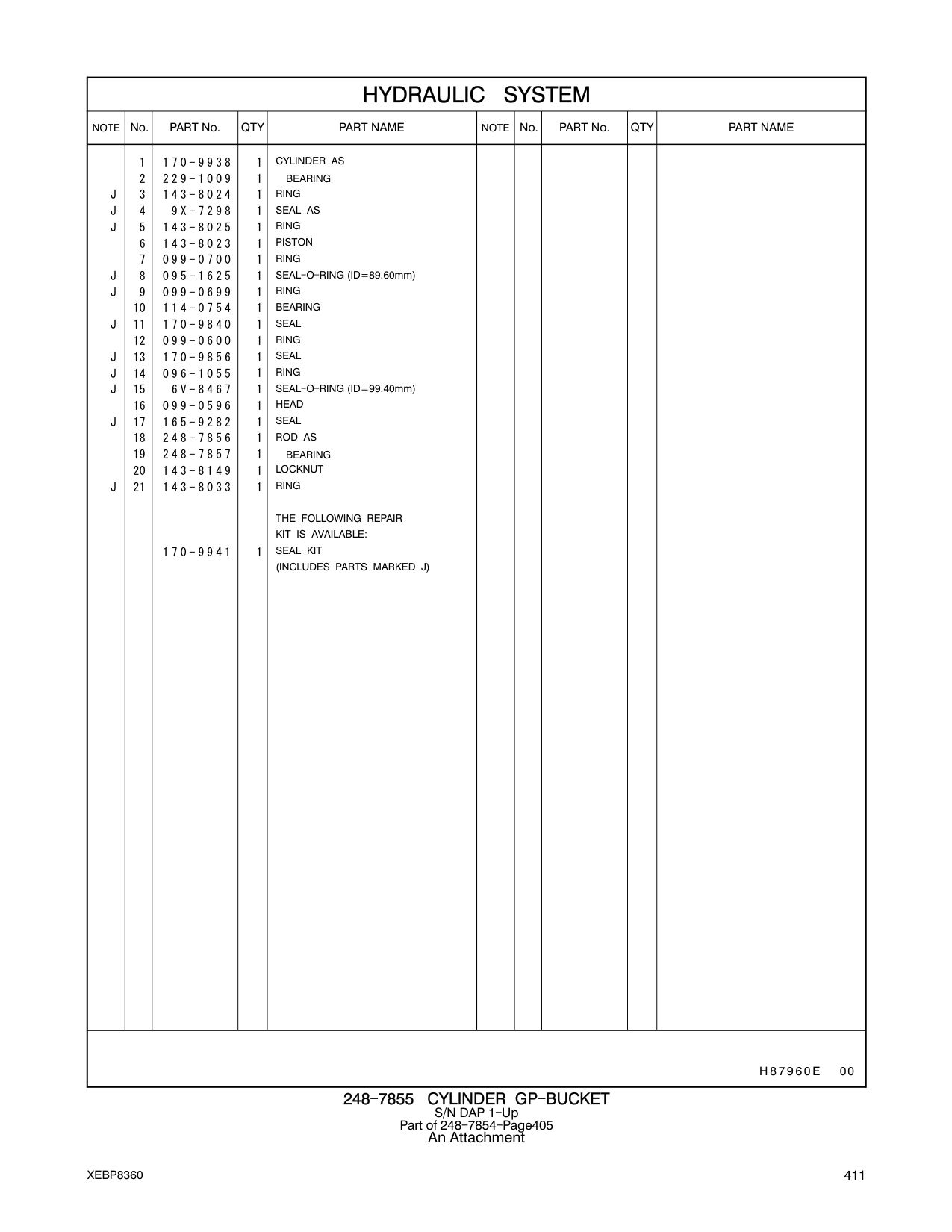 143-8023 PISTON CAT parts manual diagram