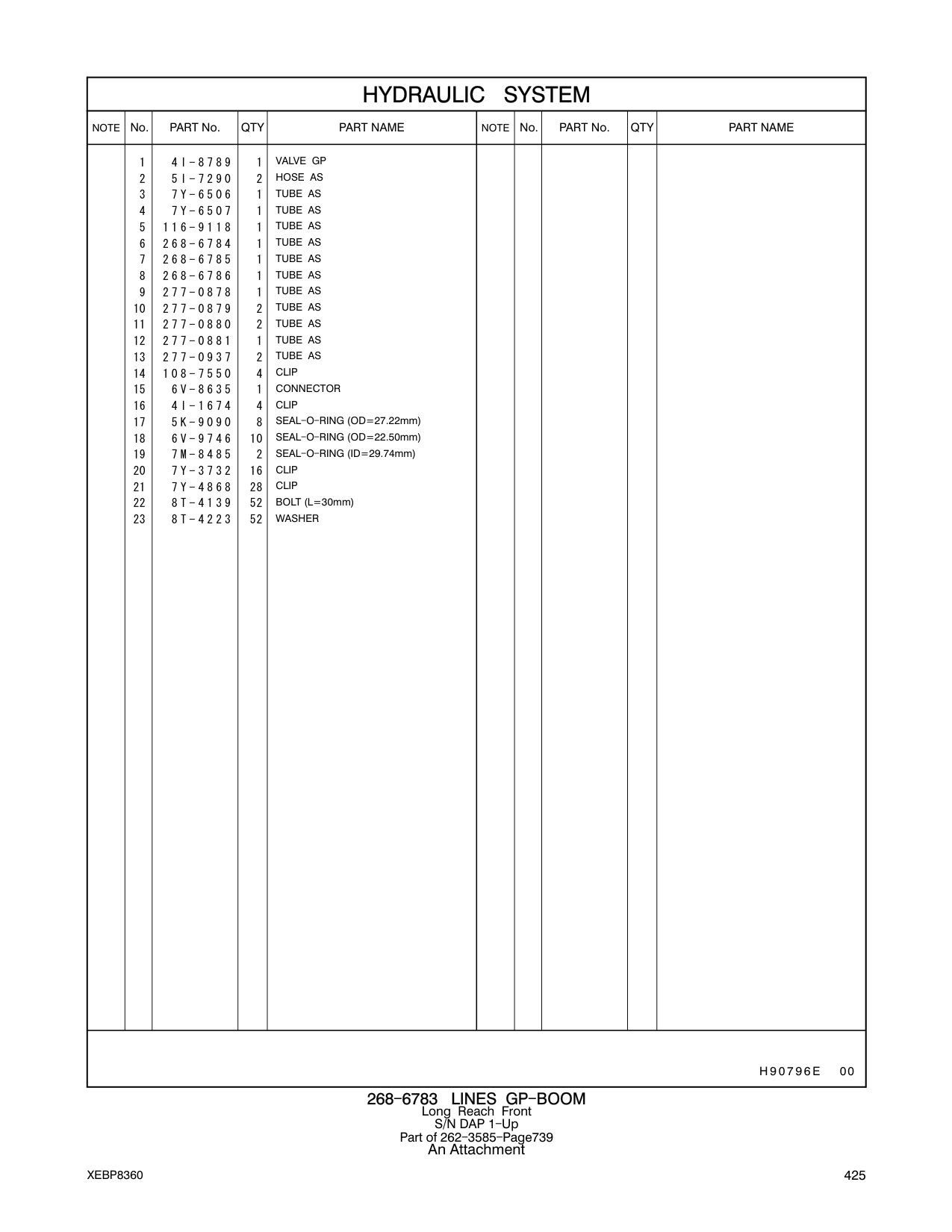 4I-8789 VALVE GP CAT parts manual diagram