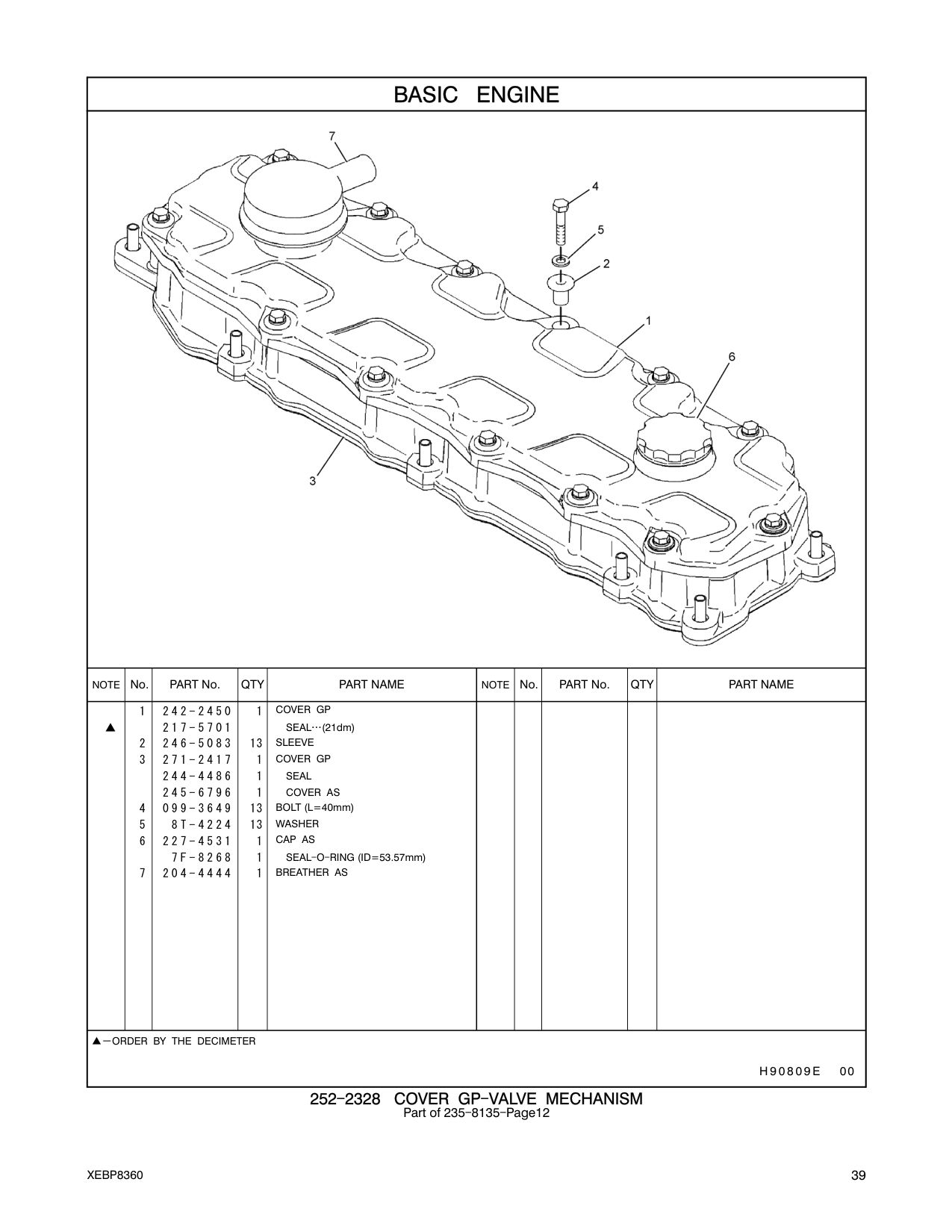 246-5083 SLEEVE-SPACER CAT parts manual diagram
