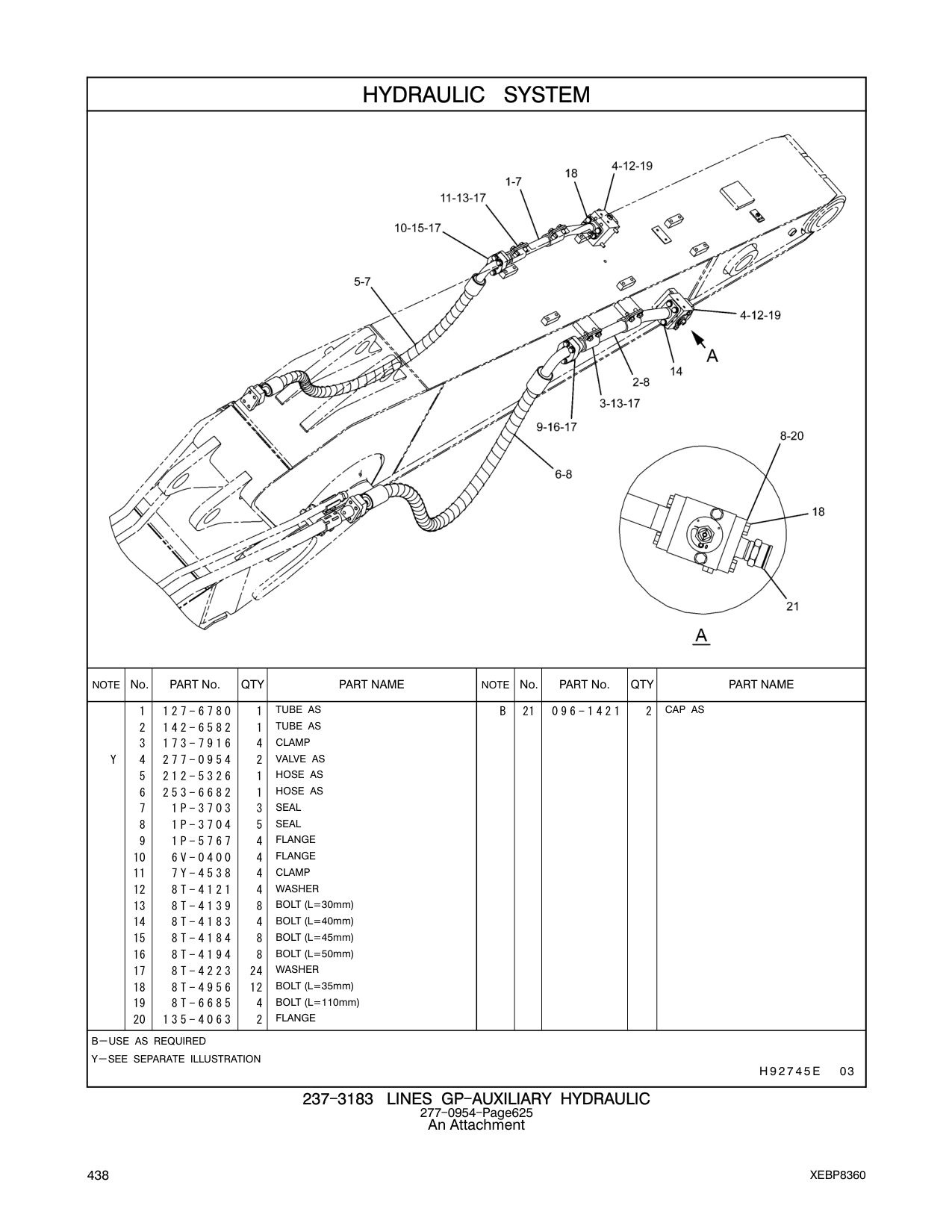 253-6682 HOSE AS CAT parts manual diagram