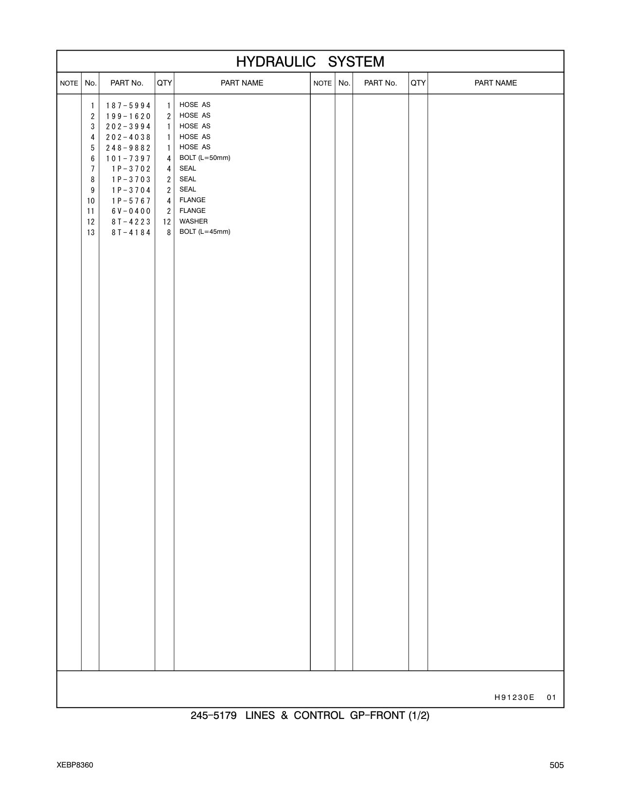 248-9882 HOSE AS CAT parts manual diagram