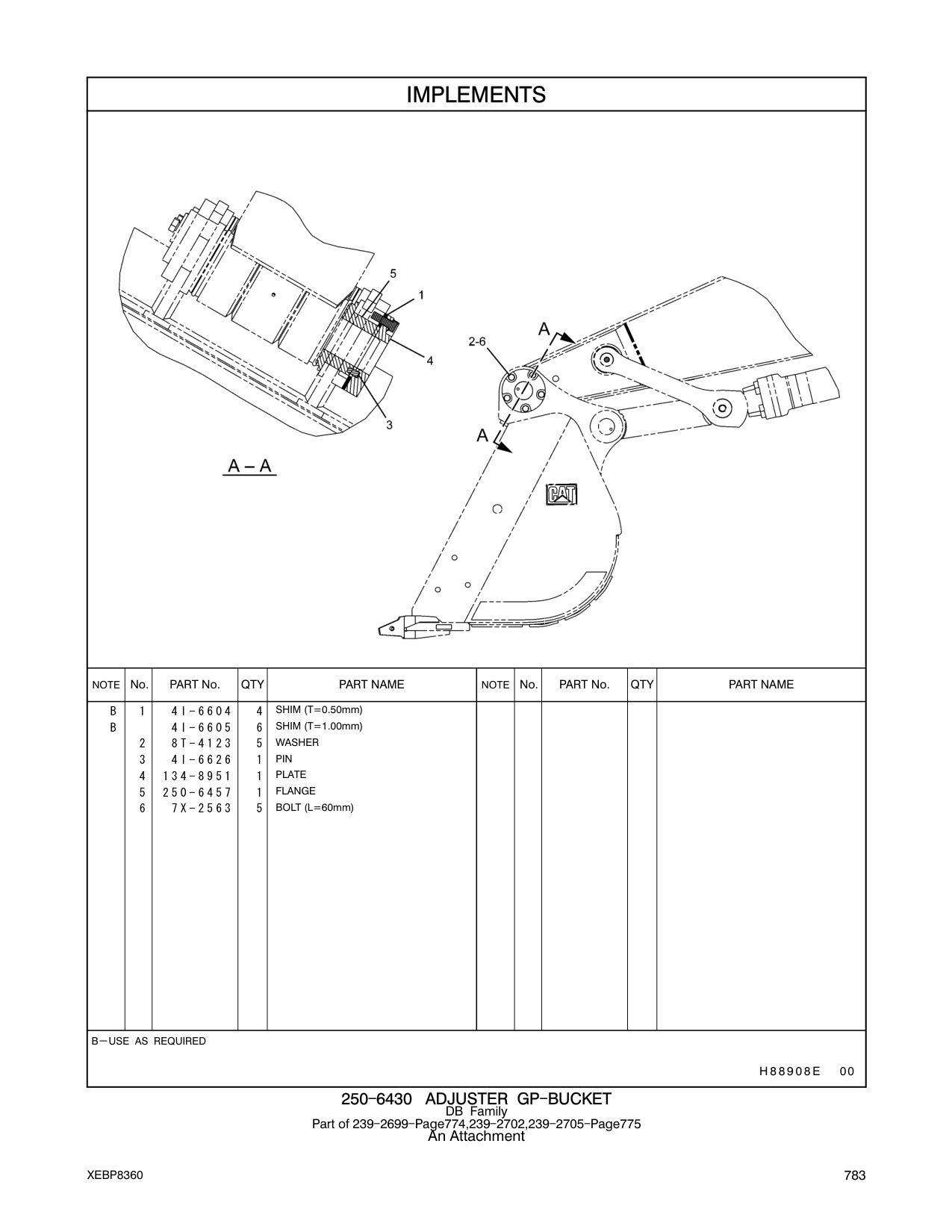 4I-6626 PIN CAT parts manual diagram