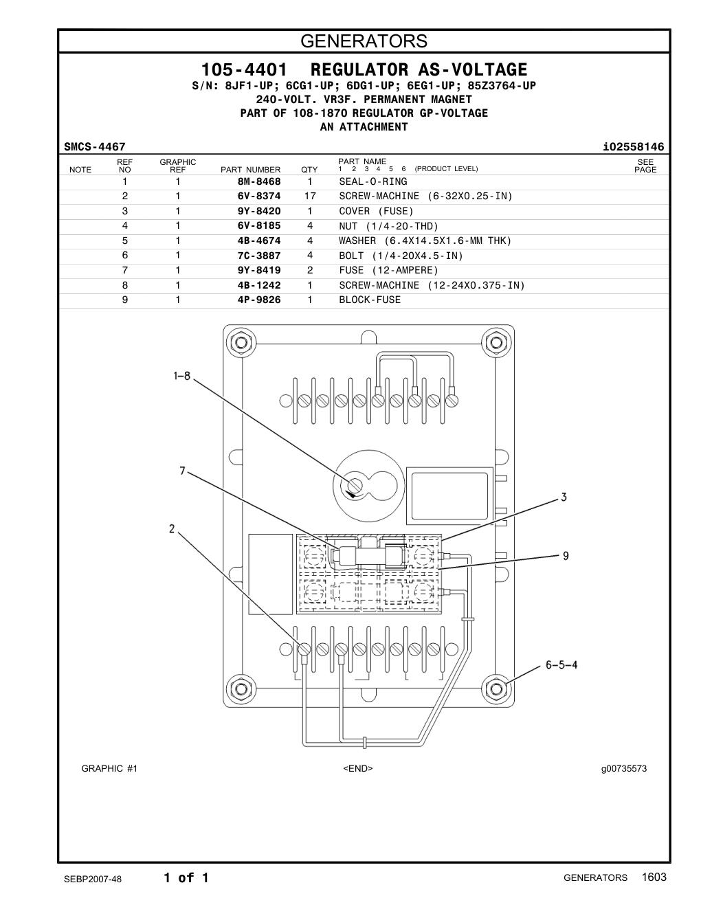9Y-8419 FUSE (12-AMPERE) CAT parts manual diagram
