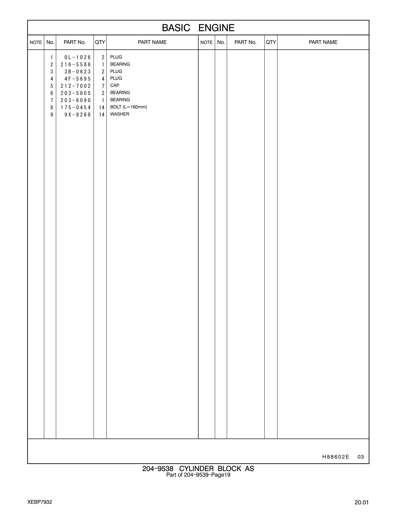 9X-8268 WASHER (17.5X30X3.5-MM THK) CAT parts manual diagram