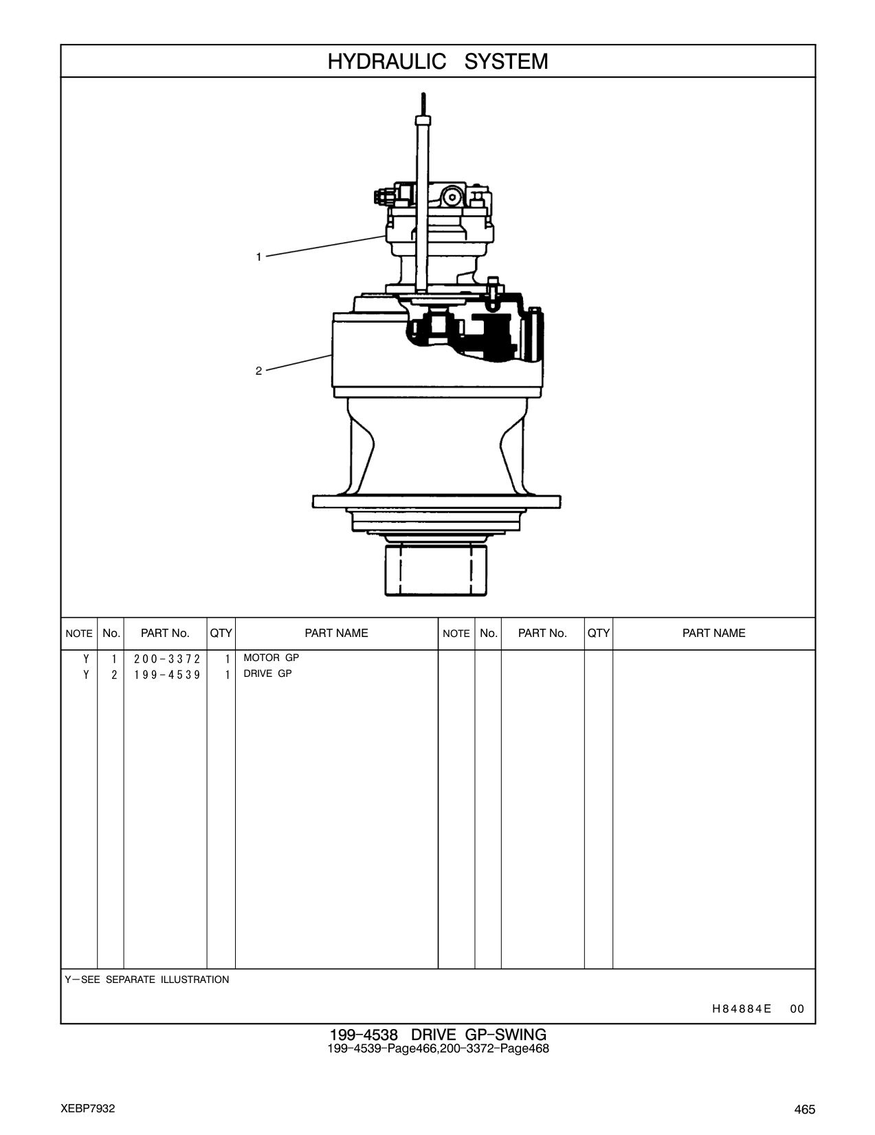 200-3372 MOTOR GP CAT parts manual diagram
