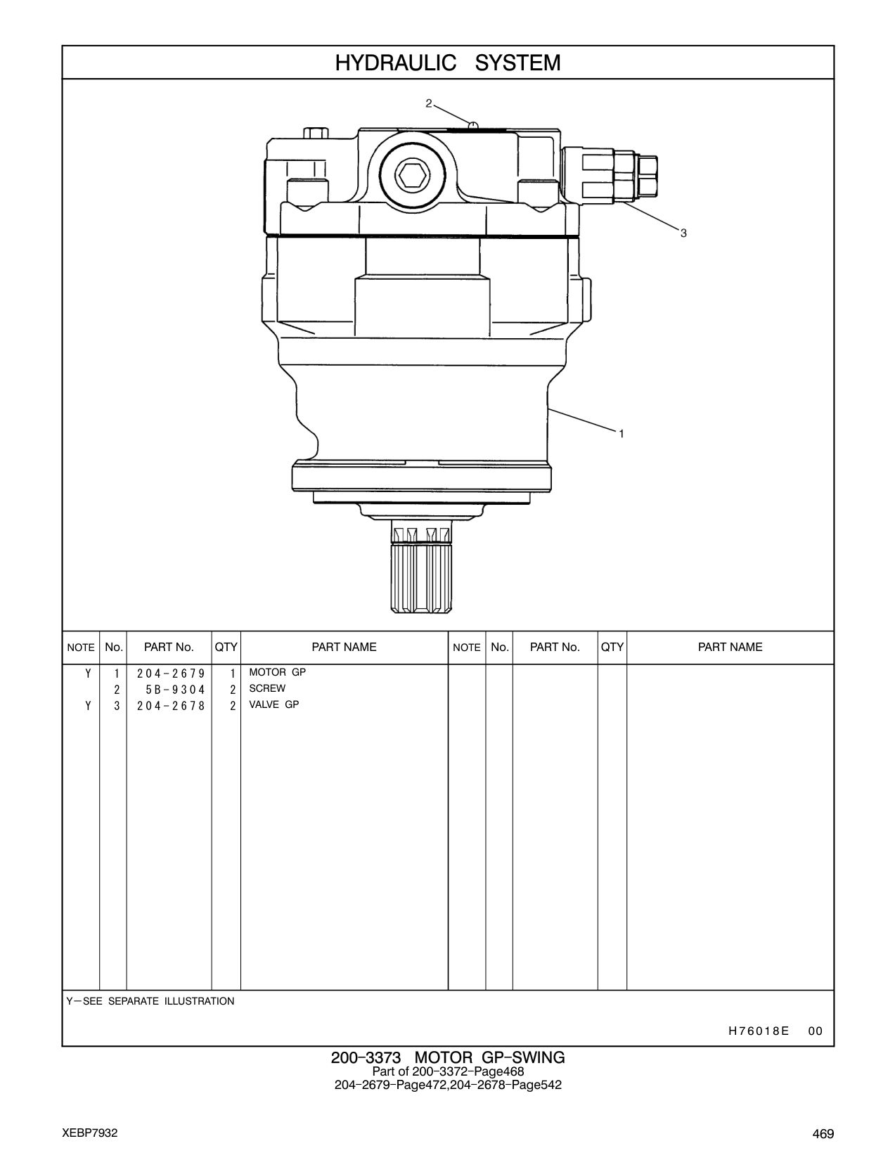 204-2678 VALVE GP CAT parts manual diagram