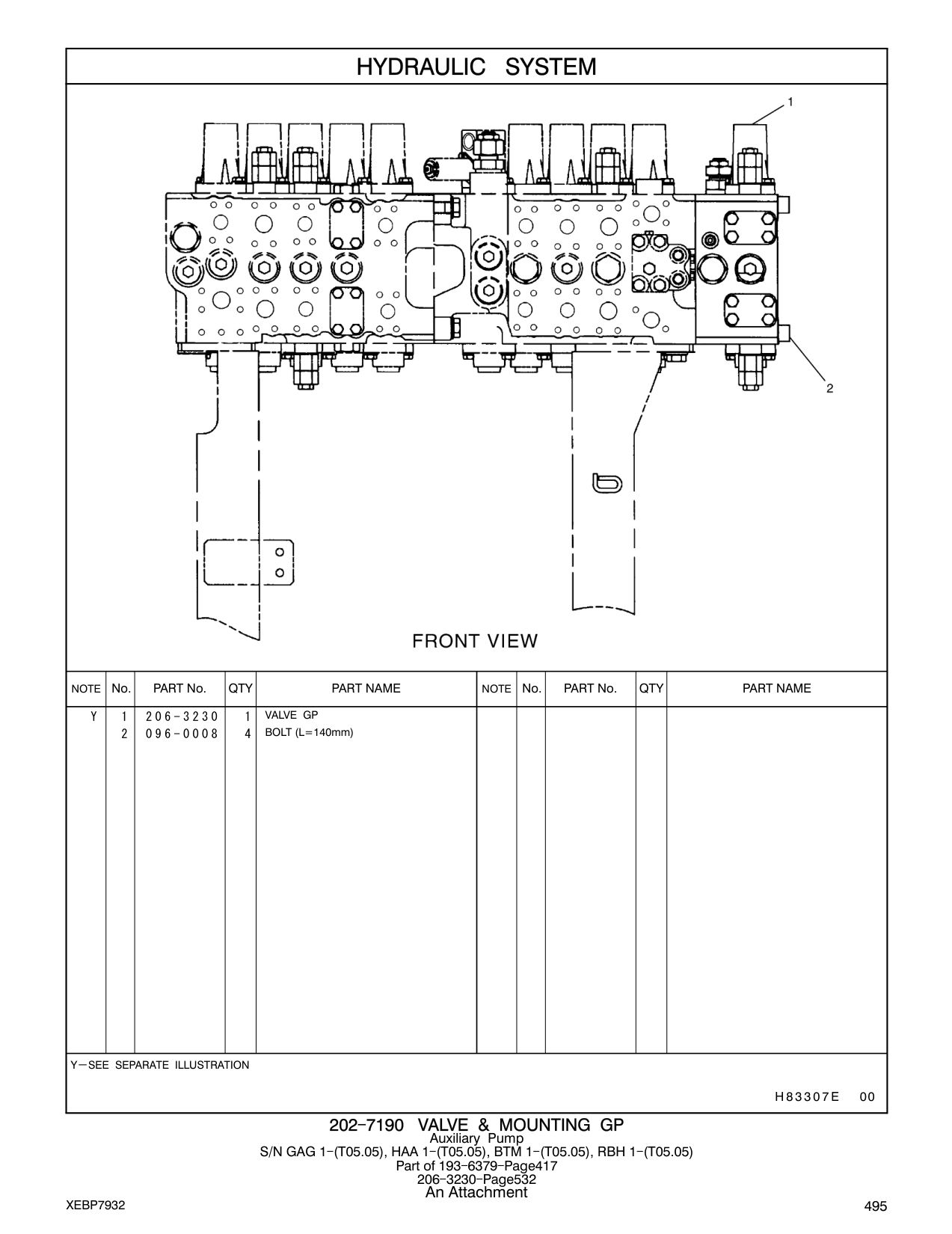 206-3230 VALVE GP CAT parts manual diagram