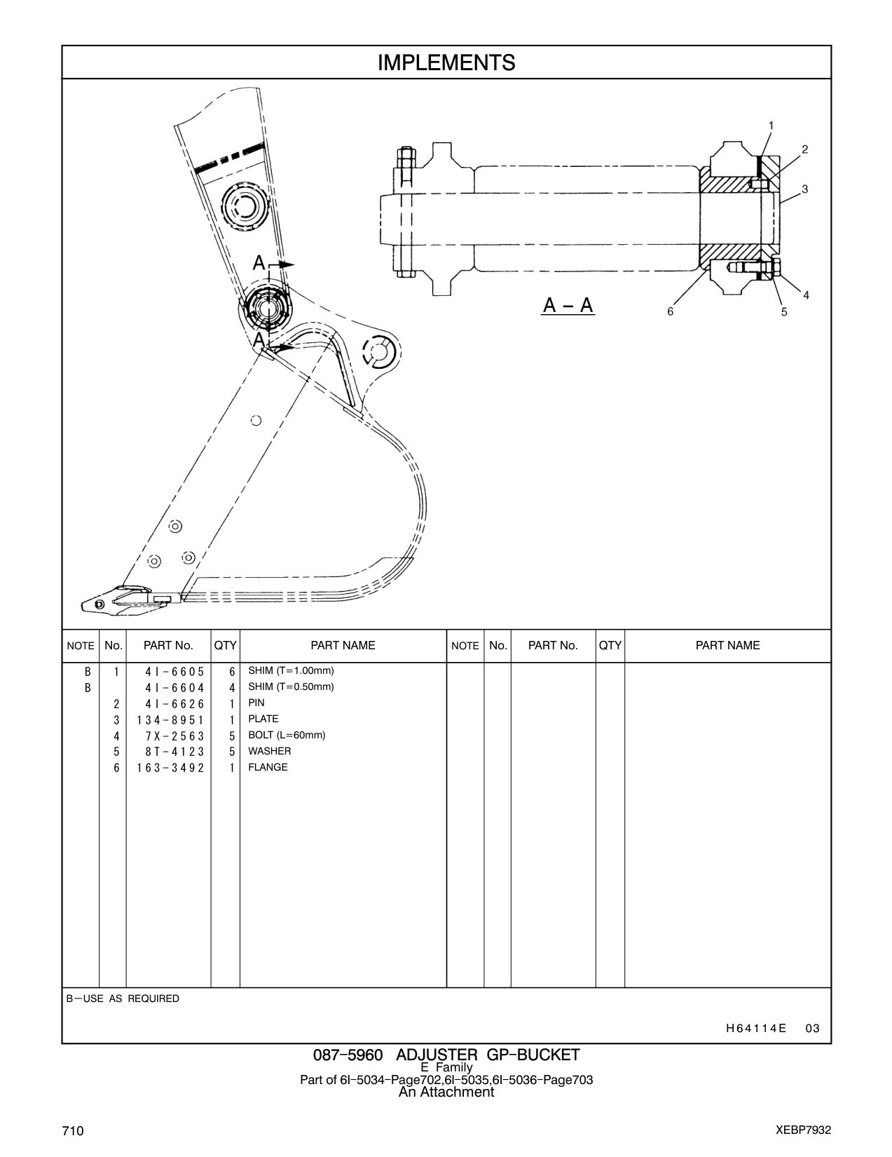 163-3492 FLANGE CAT parts manual diagram