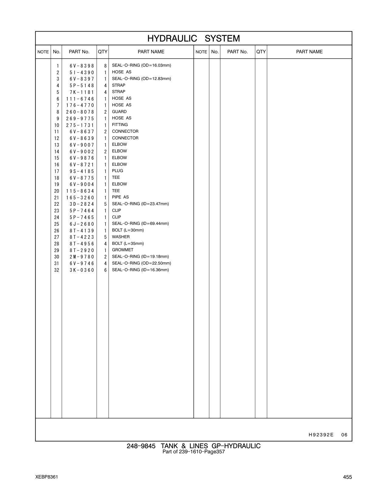 5I-4390 HOSE AS CAT parts manual diagram