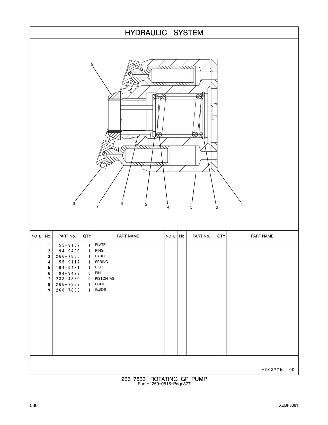 233-4880 PISTONAS CAT parts manual diagram