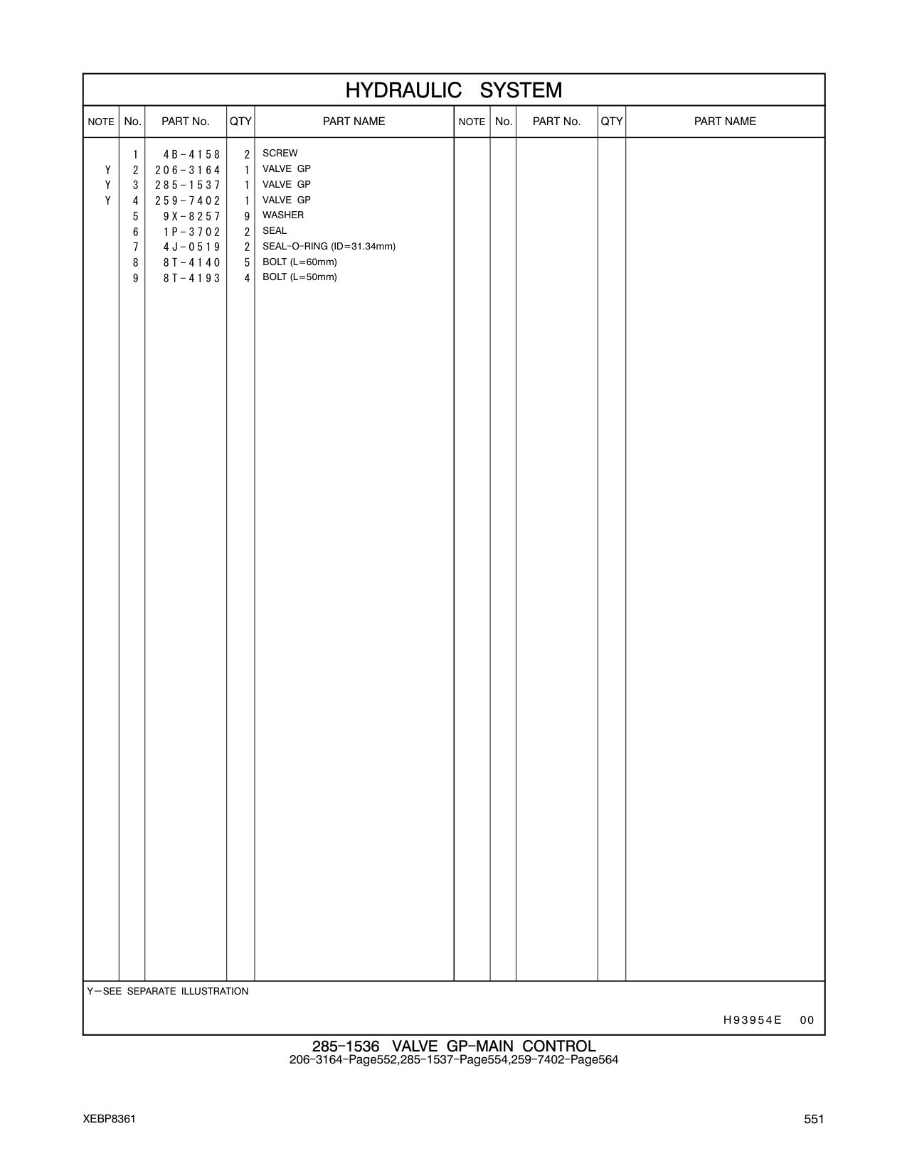 259-7402 VALVE GP CAT parts manual diagram