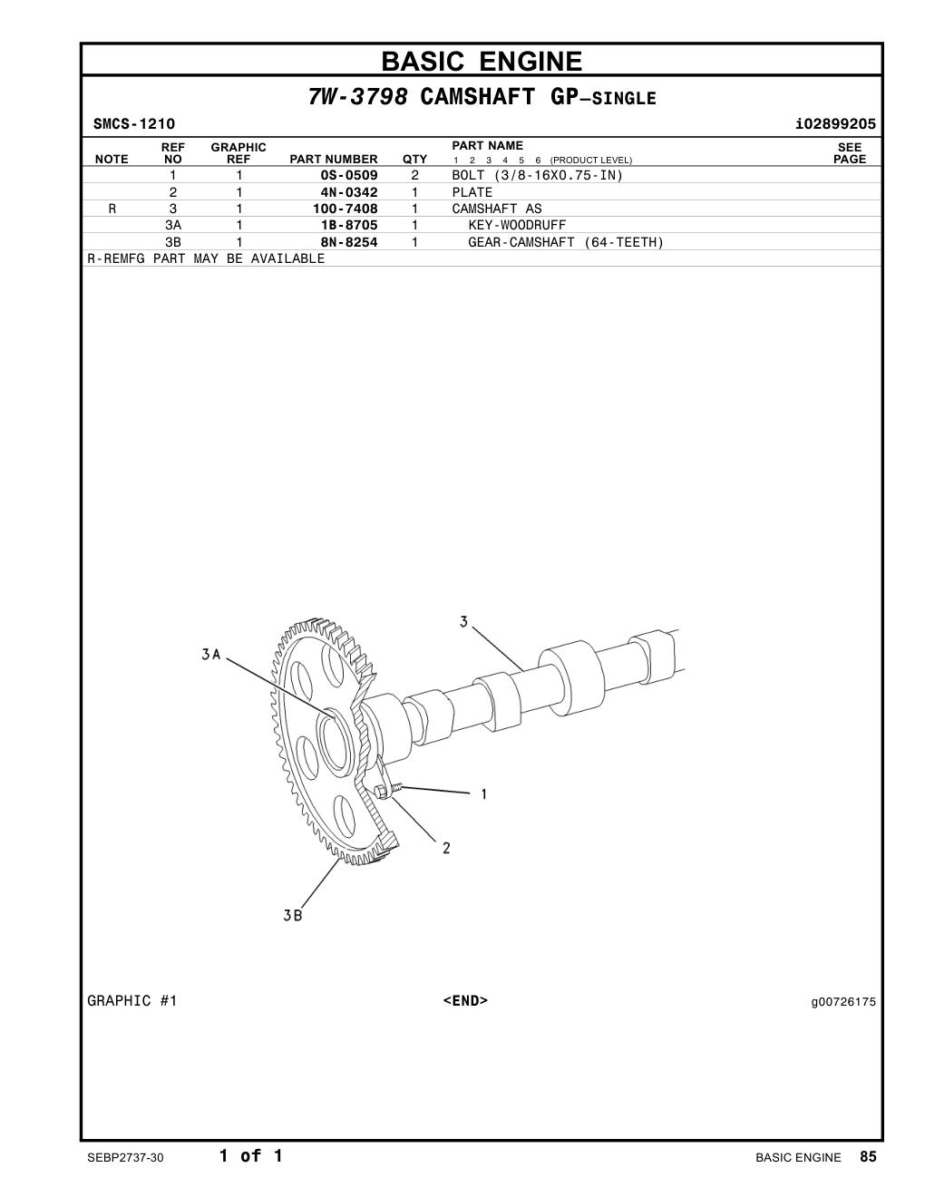 4N-0342 PLATE CAT parts manual diagram