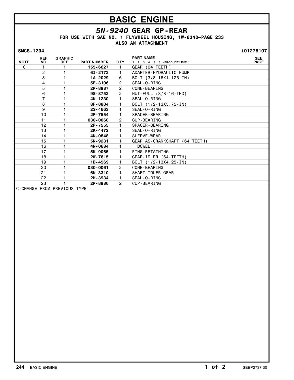 4N-0848 SLEEVE-WEAR CAT parts manual diagram