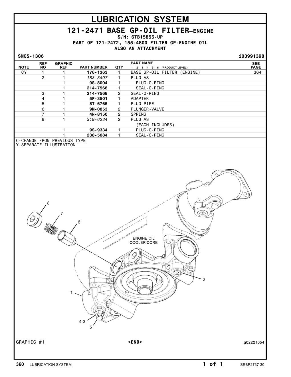 319-6234 PLUG AS · S/N 6TB15855-UP CAT parts manual diagram