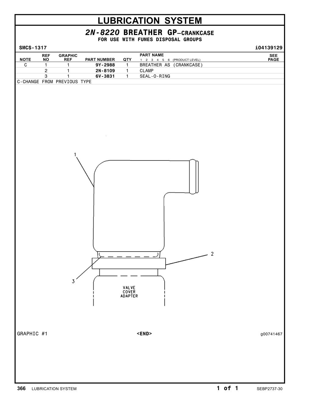 2N-8109 CLAMP CAT parts manual diagram