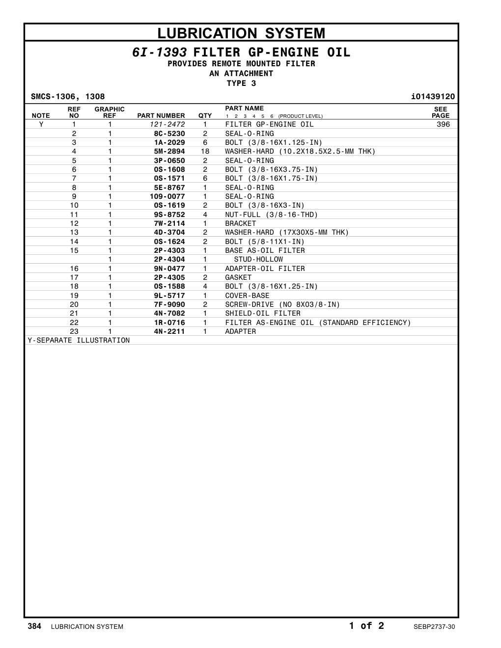 5E-8767 SEAL-O-RING CAT parts manual diagram