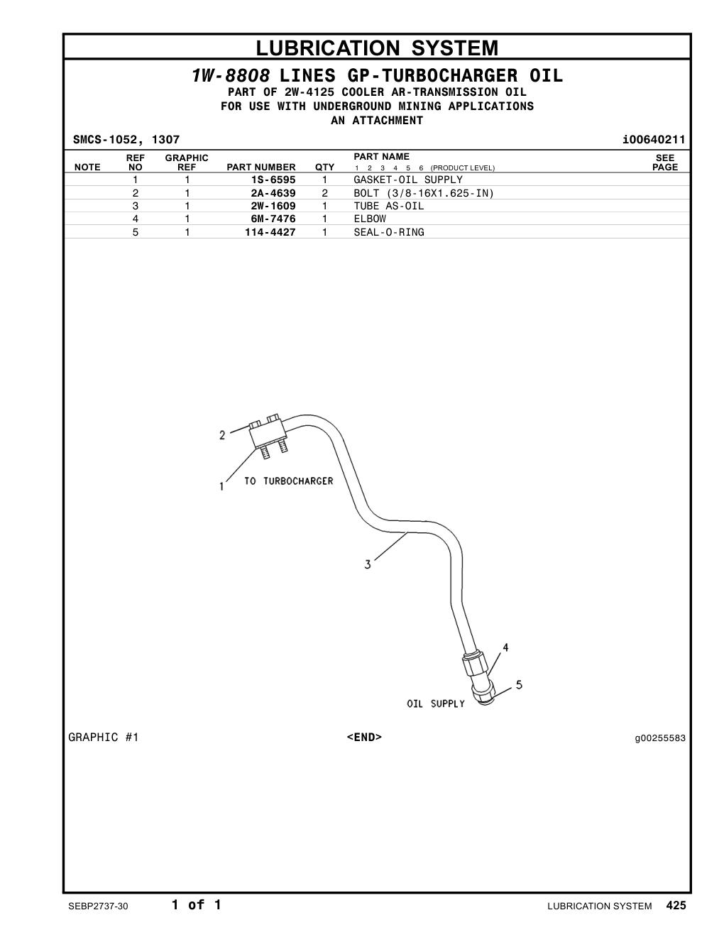 6M-7476 ELBOW CAT parts manual diagram