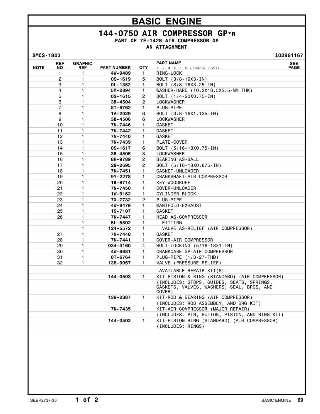 5L-5502 FITTING CAT parts manual diagram